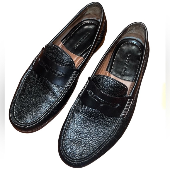 HS Trask Black Leather Penny Loafer Butter Soft Shoe Slip On Size 8M main image 9